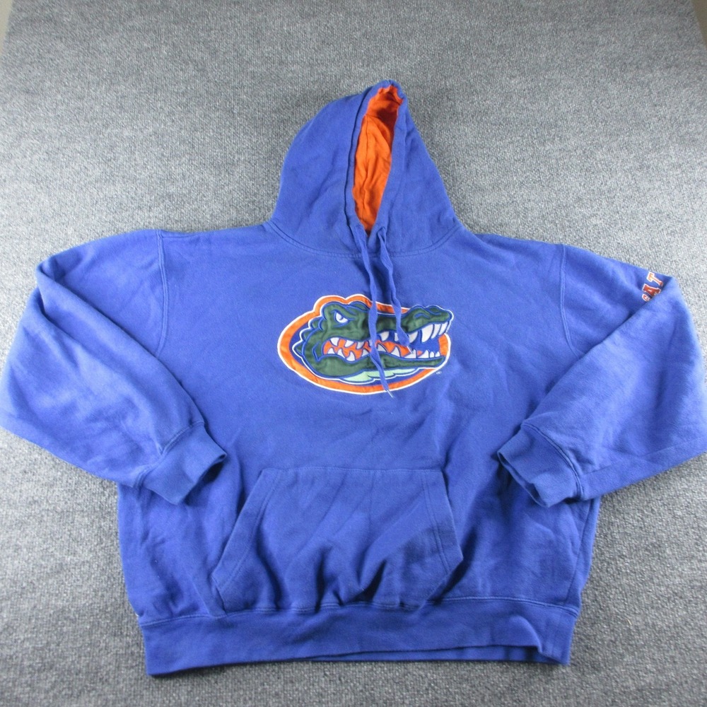 Florida Gators Hoodie Mens XL Blue NCAA Football Stadium Athletics Sweatshirt